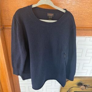 J. Crew Kids Navy Crew Neck Sweater
